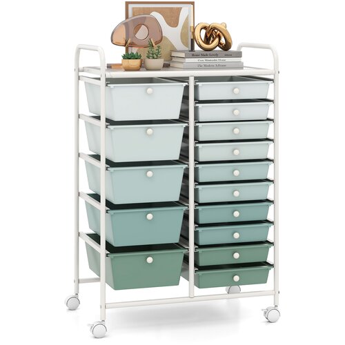 Costway Organizer na kolesih s 15 predali Omara za dokumente, (5000299940) Cene
