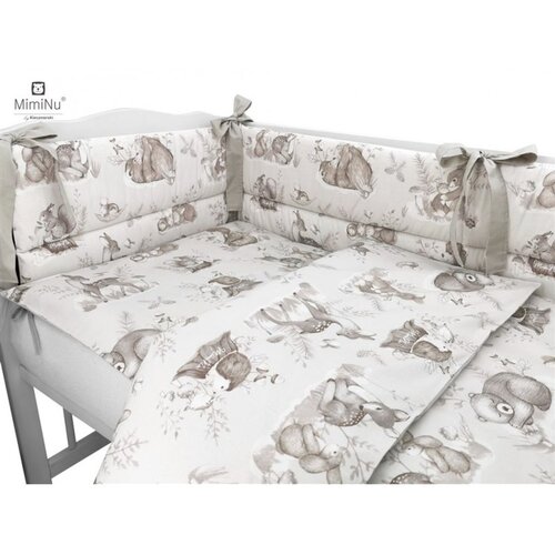 MimiNu Posteljina set 5 elem. N. Forest (za krevetić 120x60 cm) Slike