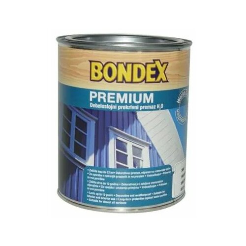 BONDEX Pokrivna za&amp;scaron;tita za drvo Premium 0.75l bela Slike
