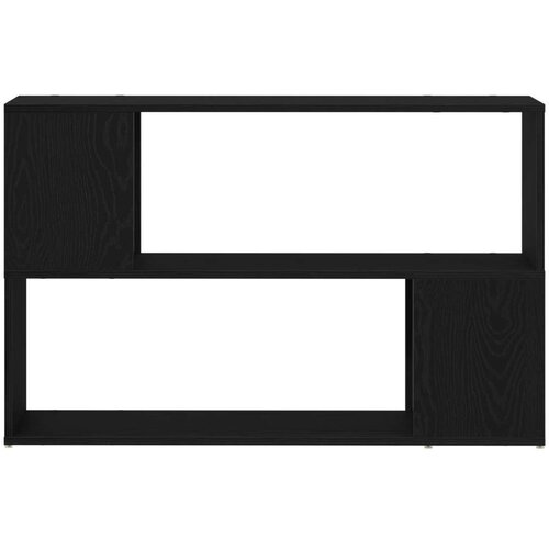  Polica za knjige crni hrast 100x24x63 cm od konstruiranog drveta Slike