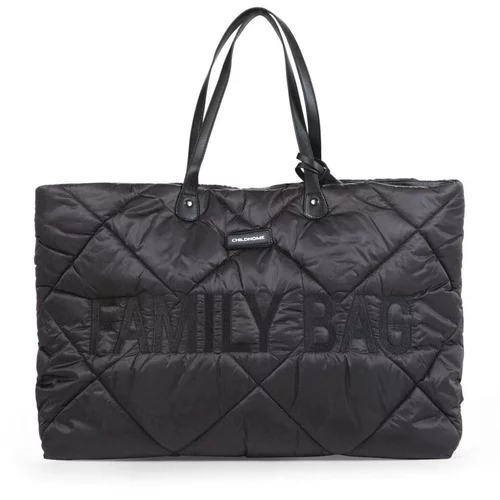 Childhome Family Bag Puffered Black potovalna torba 55 x 40 x 18 cm 1 kos