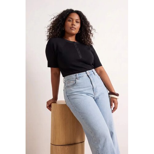 Trendyol ženska bluza Tbbss26Af00126, crna Cene