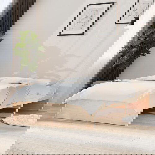 Furnova Posteljni okvir iz trdnega lesa 120x200 cm, (21935927) Slike