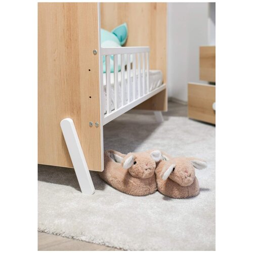 Bambino ogradica za krevetac emi i una, bela Slike