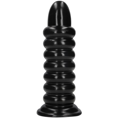  Ouch! Spiral Force - uvijeni analni čep (crni) - 23,5 cm Slike