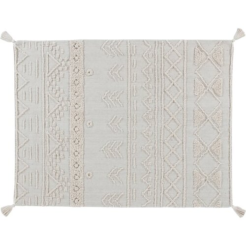 Lorena Canals Bijeli periv/ručno rađen pamučan tepih 120x160 cm Tribu Natural &amp;ndash; Slike