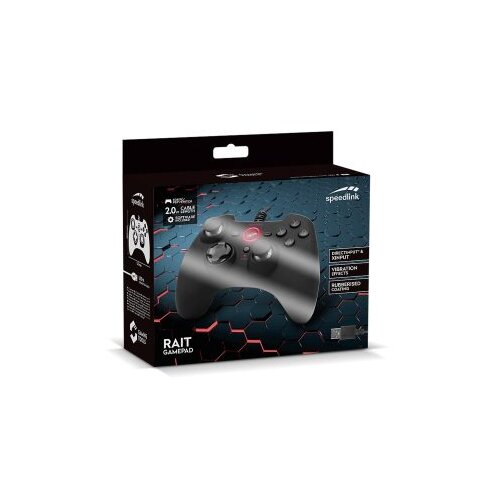 Game Pad SPEEDLINK RAIT pad &ndash; for PC/PS3/Switch, rubber-black SL-650010-BK Cijene