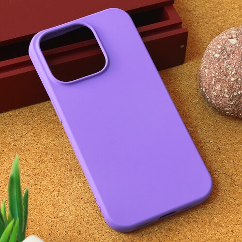 Teracell torbica giulietta za iphone 15 pro 6.1 mat ljubicasta Slike