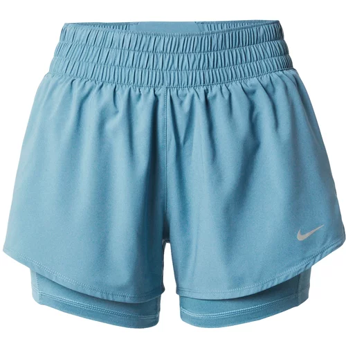 Nike Športne hlače voda / siva