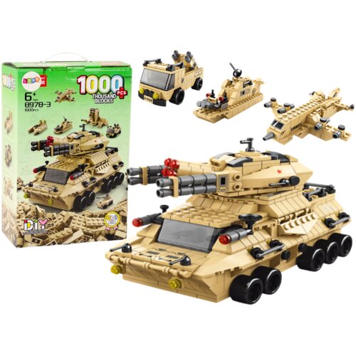 Military Sand Tank Block Set 1000 pcs Cijene