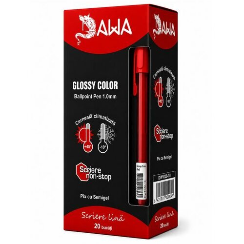  HEMIJSKA OLOVKA GLOSSY COLOR CRVENA 1/20 1.0mm DW10120-08 Cene