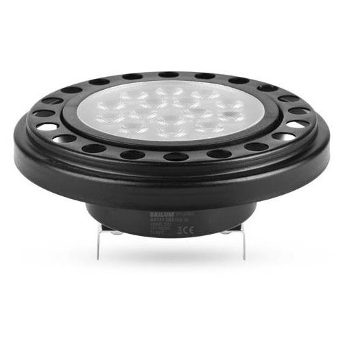  LED sijalica ECOLINE AR111 G53/12W/12V 3000K 30&deg; crna - Brilagi Cene