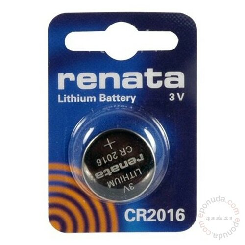 Renata CR2016 3V litijumska baterija Slike