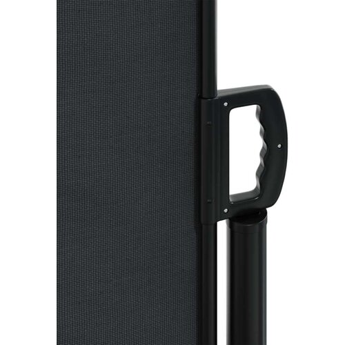 VidaXL Bočna tenda na uvlačenje crna 120 x 500 cm Slike
