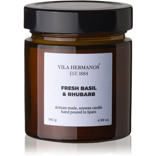 Vila Hermanos Apothecary Fresh Basil & Rhubarb mirisna svijeća 150 g Cijene