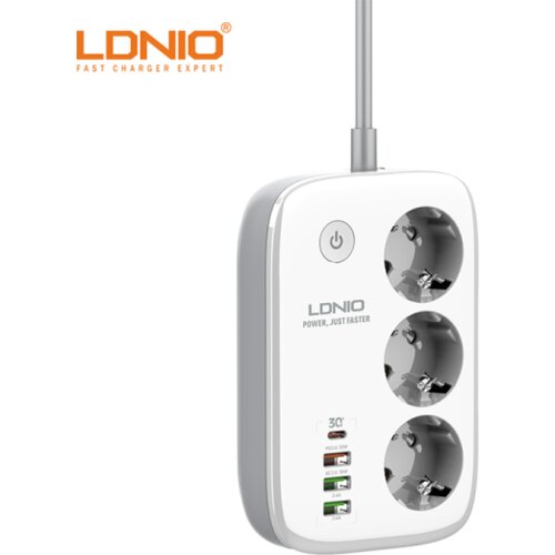 Ldnio SEW3452 LDNIO Smart produzni kabal sa 3 uticnice + Slike