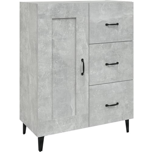 Maison Chic Komoda - Predalnik betonsko siva 69,5x34x90 cm konstruiran les, (21718381) Slike