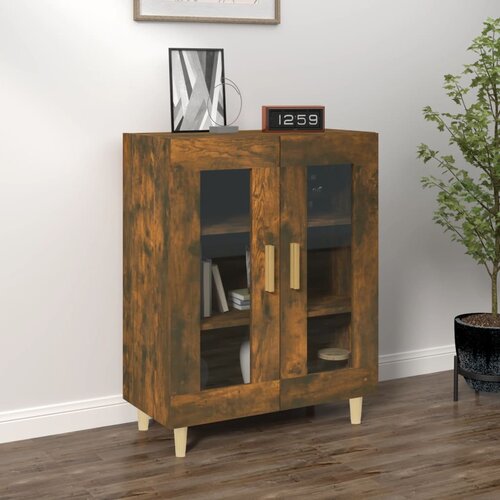 The Living Store Komoda dimljeni hrast 69,5x34x90 cm inženirski les - Komoda, (21661773) Cene
