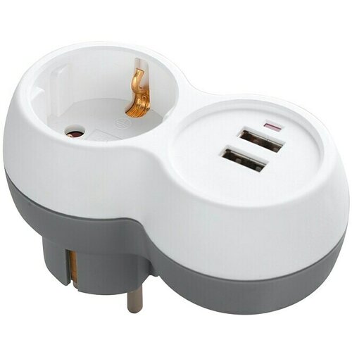 Strujni razdjelnik + USB (Plastika, 3.680 W, 16 A) Slike