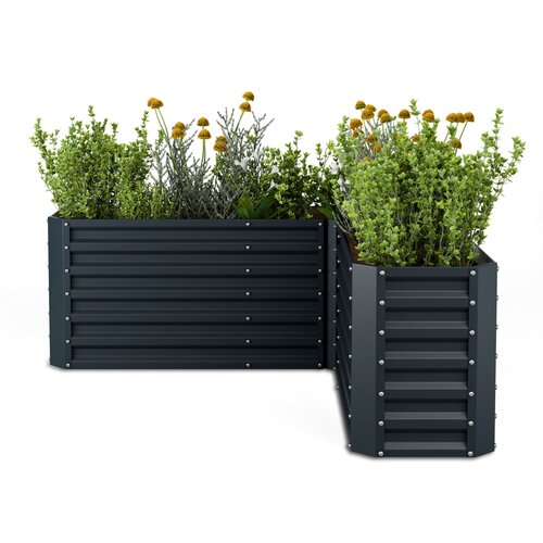 Blumfeldt High Grow L-oblik antracit Slike