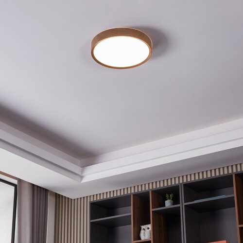 Eglo musurita stropna/1, led, 33,5w,3900lm, prom 440, izgled drva/plastika/ Slike