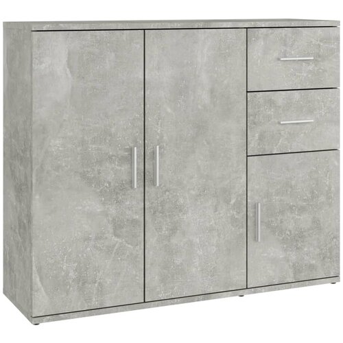Maison Chic Komoda - Predalnik betonsko siva 91x29,5x75 cm inženirski les, (21718547) Slike