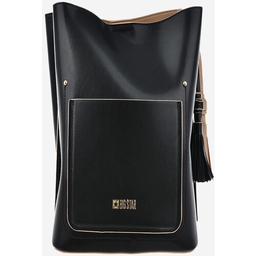 Big Star Women's handbag made of eco leather black Cijene