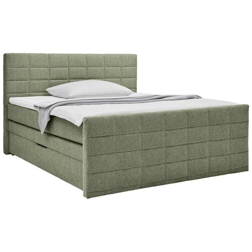M&amp;ouml;max Postelja Boxspring Damon, Zelena, 160x200 Slike