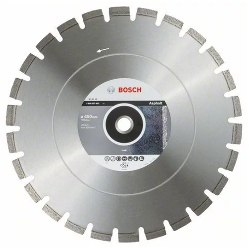 Bosch diamantna rezilna plošča Best for Asphalt 450x25.4x12mm