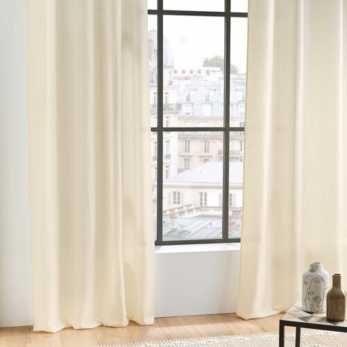 Douceur d int&amp;eacute;rieur Bež zavesa iz mikrovlaken 140x280 cm Absolu &amp;ndash; Slike