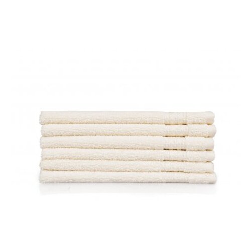 Colourful Cotton Set 6 peškira Rainbow Cream Cene