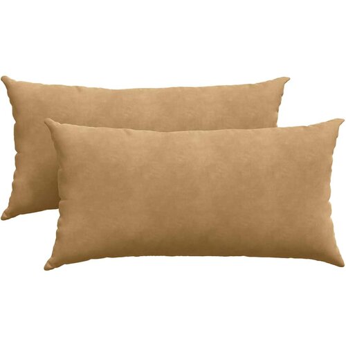  Jastučići za sofu 2 pcs Smeđa 80 x 40 cm Kordura tekstil Slike