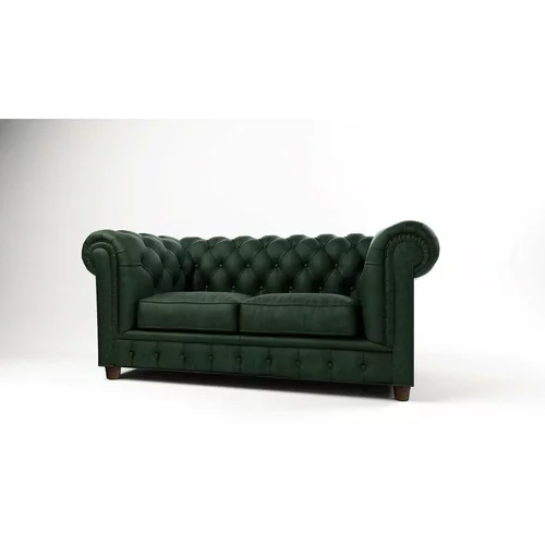 Ropez Tamno zelena baršunasta sofa 178 cm Cambridge -