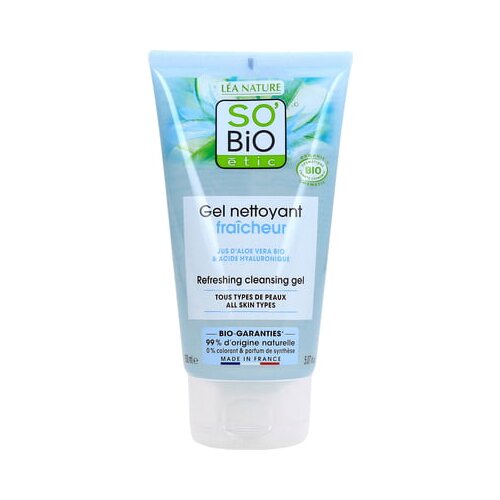 SO’BiO étic Osvežilen čistilen gel Hydra Aloe Vera Cene