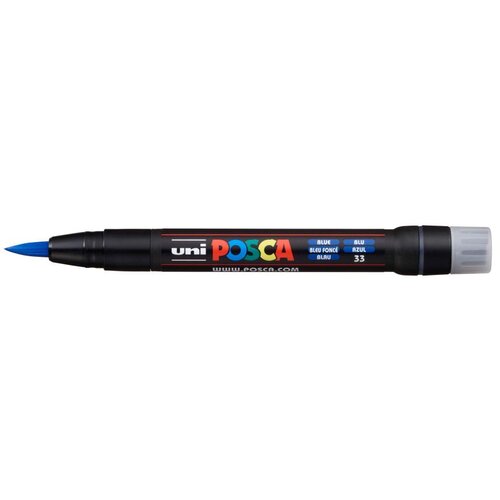 POSCA Uni flomaster; konica čopič; moder, (22005611) Cene
