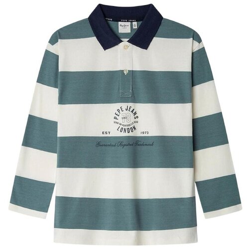 PepeJeans Polo majice dolgi rokavi PB5400002 Zelena Cene
