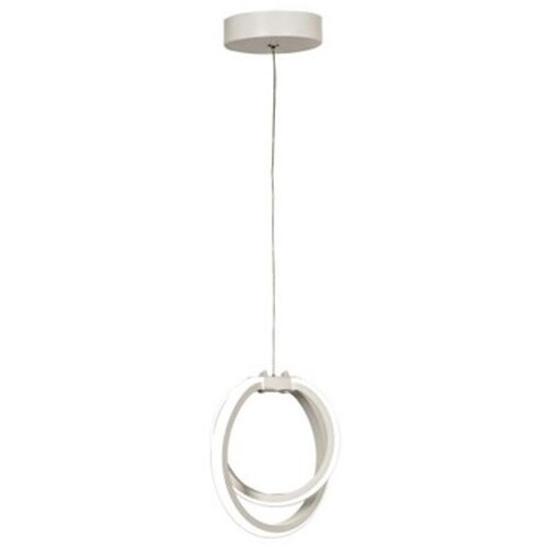 VISILICA Bela kovinska LED viseča svetilka ø 25 cm Sezen – Cene