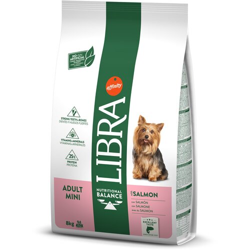Libra Dog Mini losos - Varčno pakiranje: 2 x 8 kg Cijene