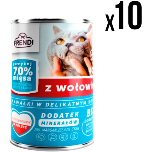 FRENDI konzerva za mačke govedina 400g x10 komada Cene