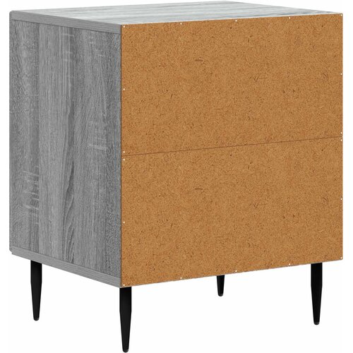  Noćni ormar Siva sonoma 43 x 34,5 x 50 cm Konstruirano drvo Slike