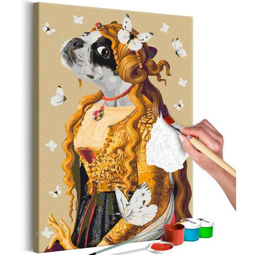  Slika za samostalno slikanje - Lady Pug 40x60 Slike
