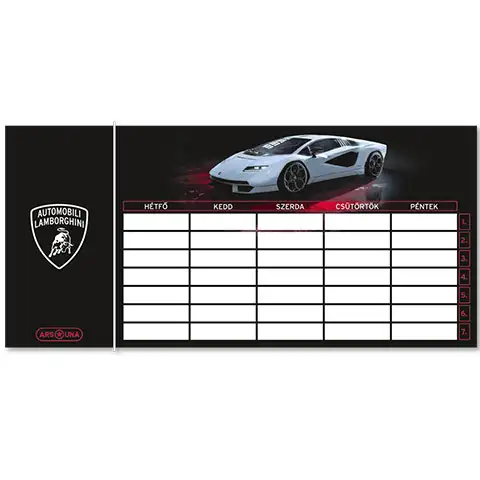 Ars Una lamborghini jedan list, dvostrani raspored u crnoj boji outlet Cijene