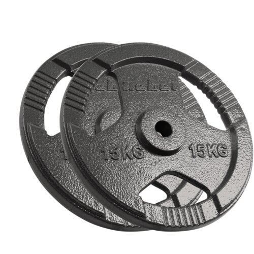 Rebel Active set utega od lijevanog željeza 2x15kg, rupa 31mm, ploča s ručkama Cene