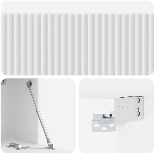  TV ormar za zid Bijela 78 5 x 31 x 30 cm Konstruirano drvo - Bijela 78 5 x 31 x 30 cm Slike