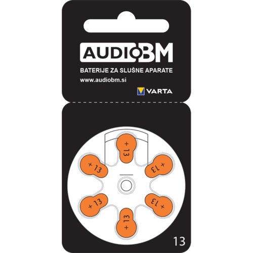  Baterije Za Slušne Aparate Varta - Audio Bm, Tip 13, 6 Kos Cene