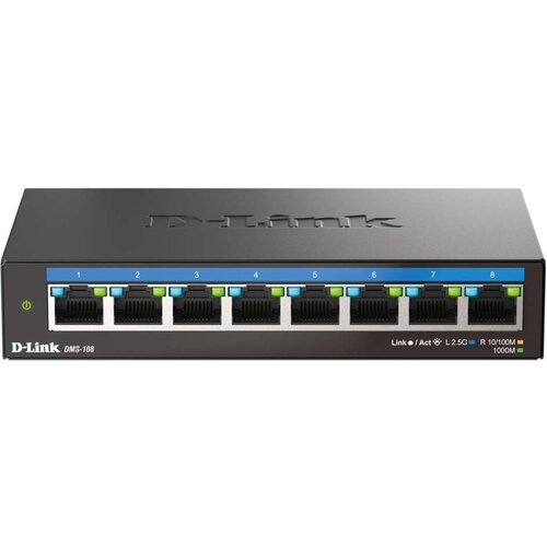 D-link DMS-108 Unmanaged Switch 8x 2.5Gbit/s Ethernet Cijene
