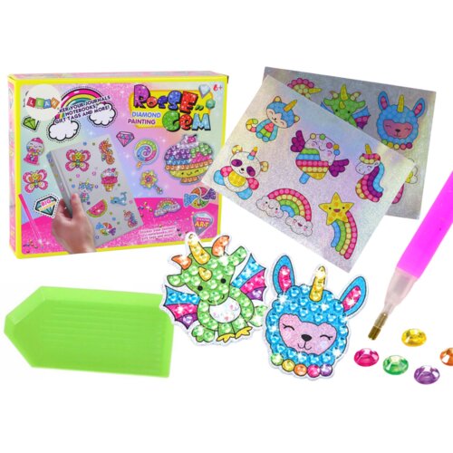 DIY Diamond Stickers Set Various Patterns Colorful Stickers Slike