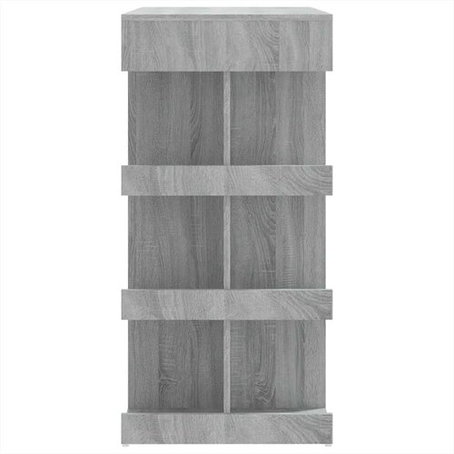  Barski stol sa stalkom siva boja hrasta sonome 100x50x101,5 cm Slike