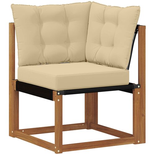  Set vanjskih sofa 9 kom. Prirodna i bež Slike