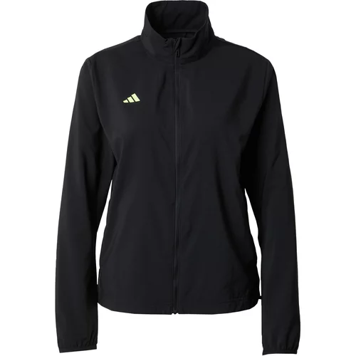 Adidas Športna jakna 'Adizero Essentials' limeta / črna
